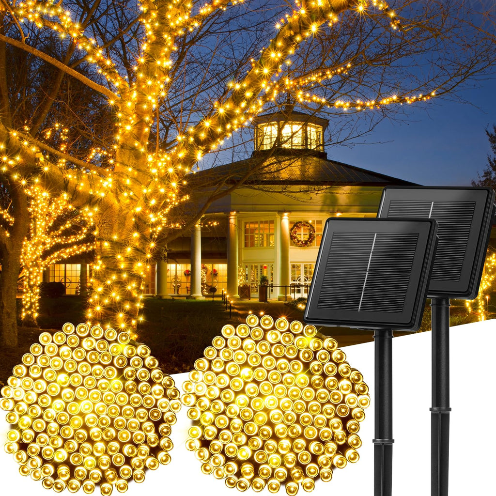 EcoLuz Solar LED™, Luces de navidad con carga solar
